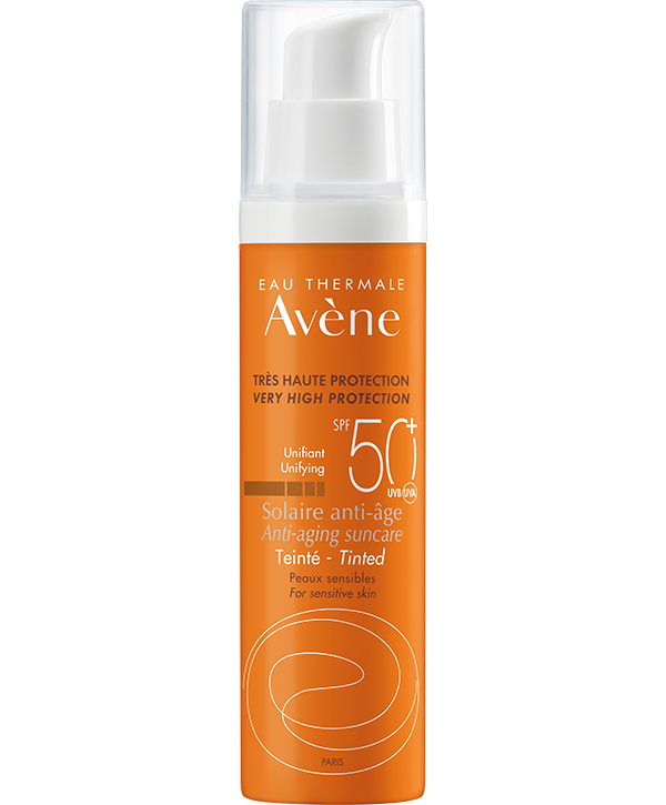 Avene Sun Crema Anti-Age Nuantatoare SPF 50+, 50ml 50+ imagine teramed.ro