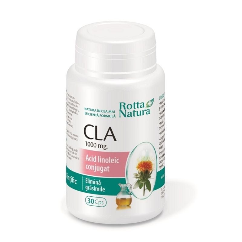 Cla tonalin 1000 mg (acid linoleic conjugat),  90 capsule, Rotta Natura