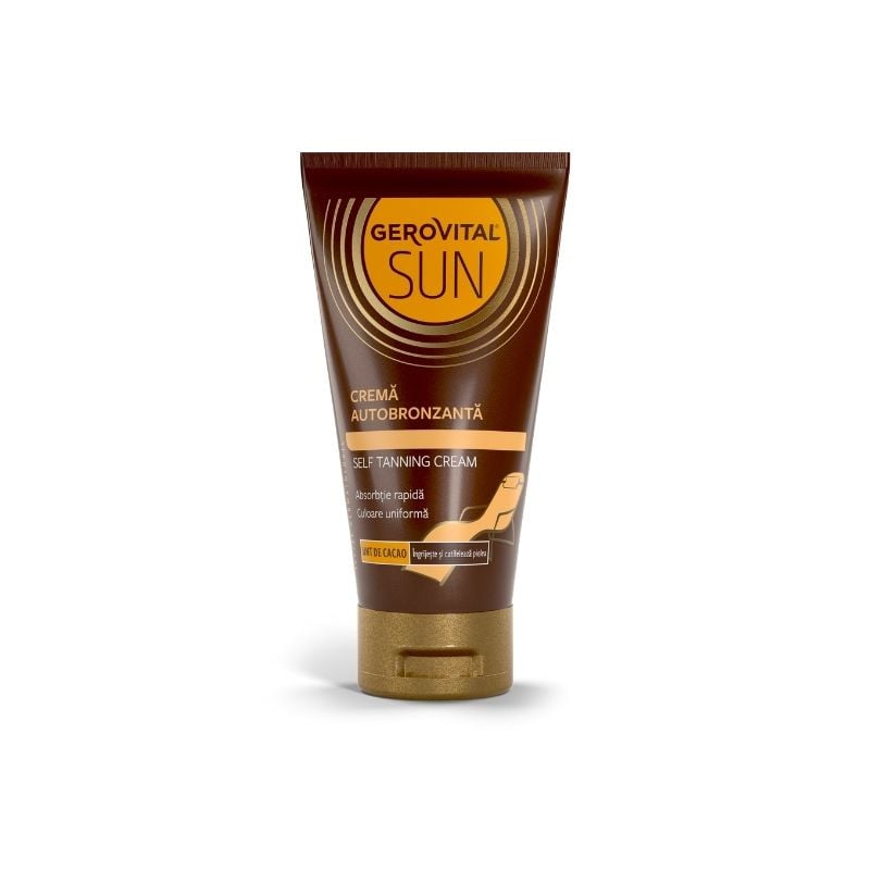 46540 Gerovital Sun Crema Autobronzant, 150ml