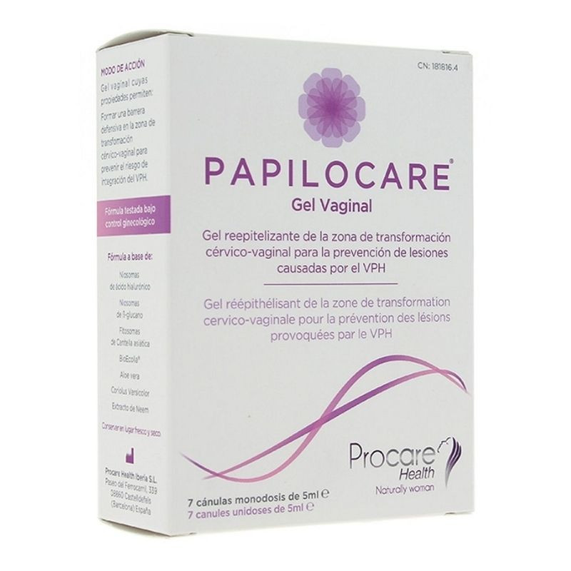 Papilocare gel vaginal, 7 canule cu doza unica * 5 ml canule imagine 2022