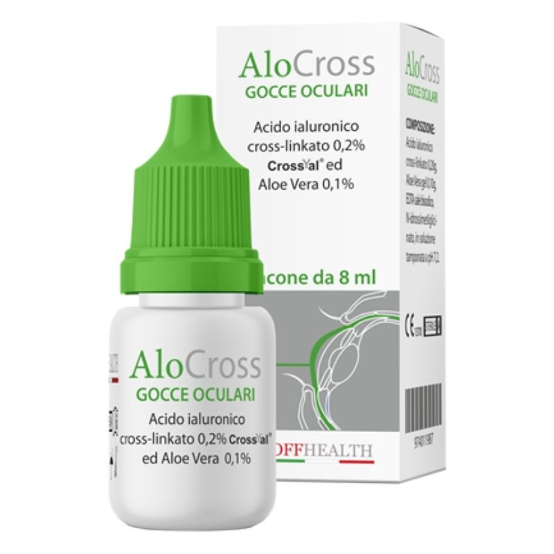 Alocross Solutie oftalmica lubrifianta, 8 ml AloCross imagine noua