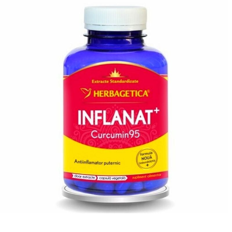 Herbagetica Inflanat + Curcumin 95, 120 Capsule