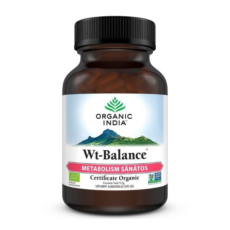 Organic India Wt Balance Metabolism Sanatos, 60 Capsule