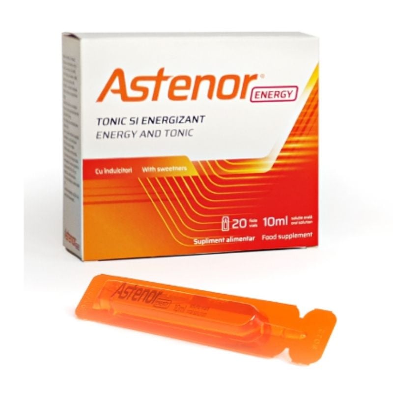 Astenor Energy, 20 fiole, 10 ml solutie orala Astenor imagine teramed.ro