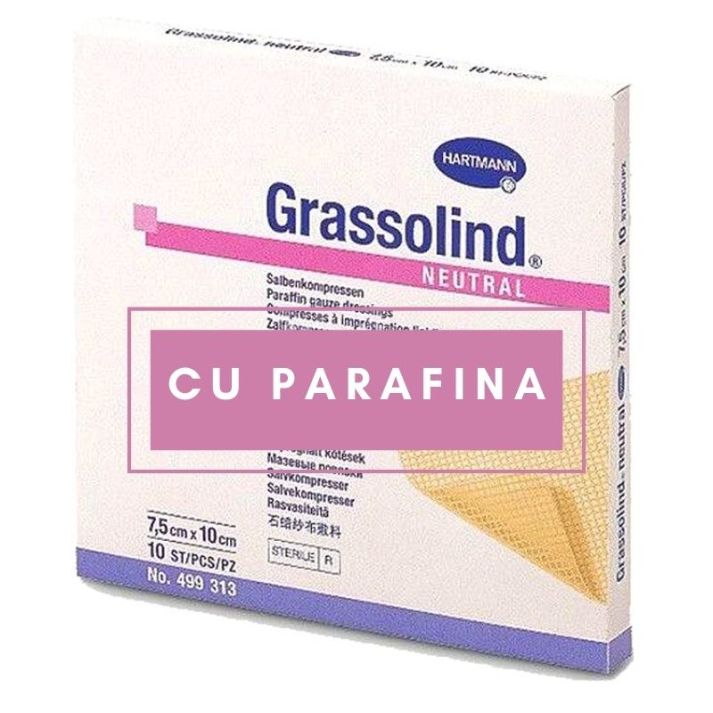 HartMann Grassolind pansament 7.5 x10 cm x 10 bucati Consumabile medicale