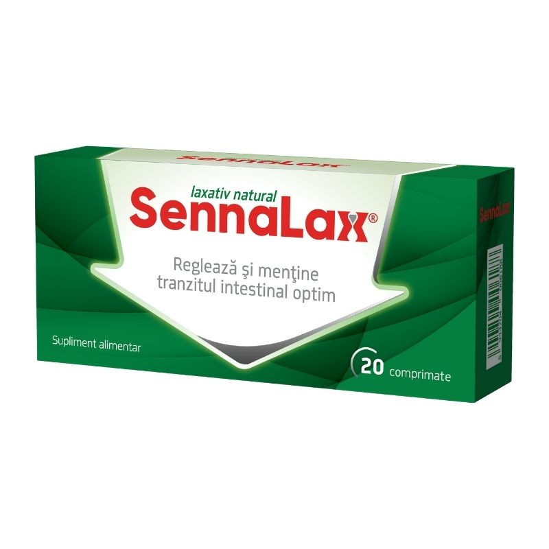 SennaLax, 20 comprimate Biofarm imagine teramed.ro