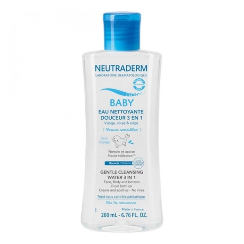 Neutraderm Baby Apa De Curatare 3 In 1, 200 Ml