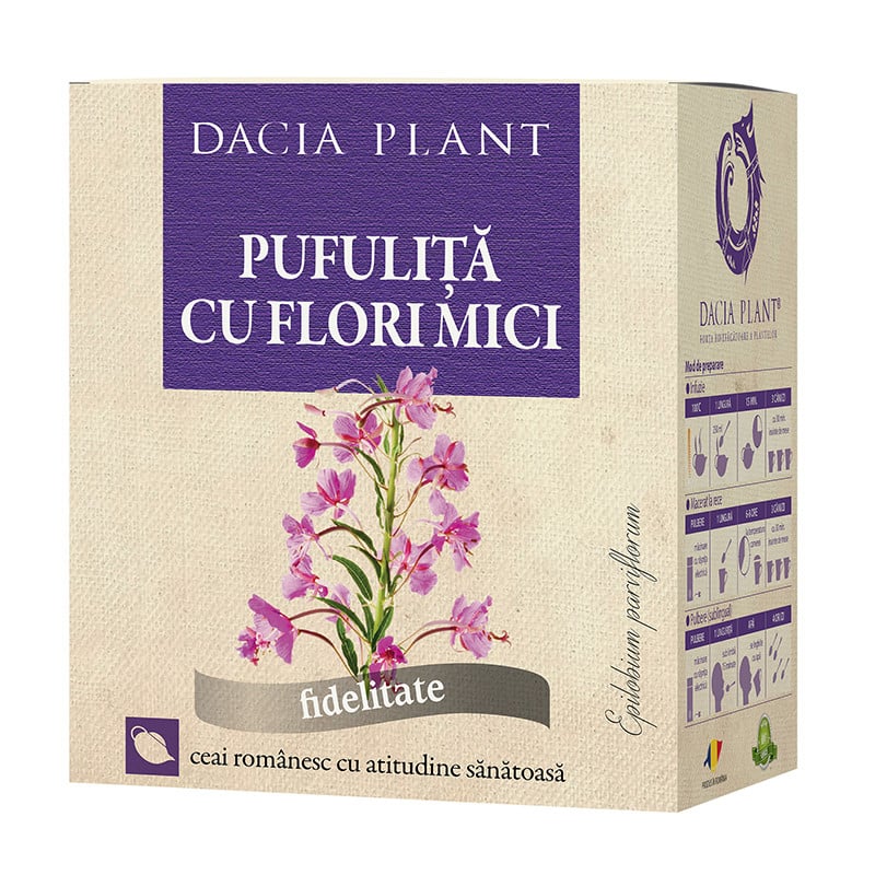 Dacia Plant Ceai pufulita flori mici, 50 g Ceaiuri si tincturi 2023-09-23 3