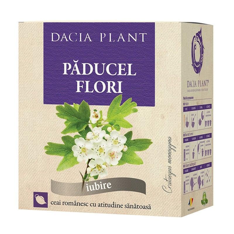 Dacia Plant Ceai paducel flori, 50 g Ceaiuri si tincturi 2023-09-22