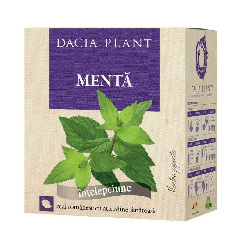 Dacia Plant Ceai menta, 50 g Ceaiuri si tincturi 2023-09-23