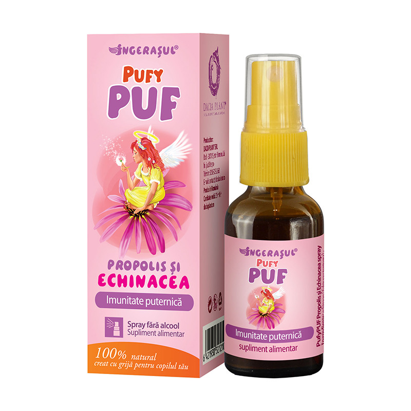 Ingerasul PufyPUF Propolis si Echinacea spray, 20 ml