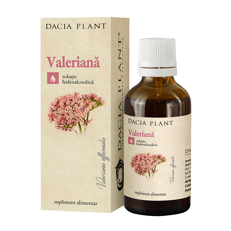 Dacia Plant Tinctura valeriana, 50 ml