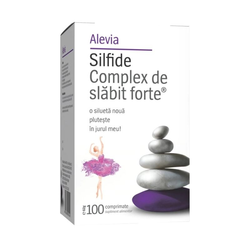 Alevia Silfide complex de slabit forte, 100 comprimate Arderea grasimilor 2023-09-23
