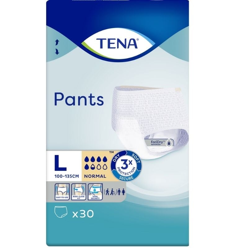 Scutece adulti TENA Pants Normal Large, 30 buc adulti imagine 2022