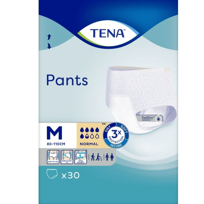 Scutece adulti TENA Pants Normal Medium, 30 buc