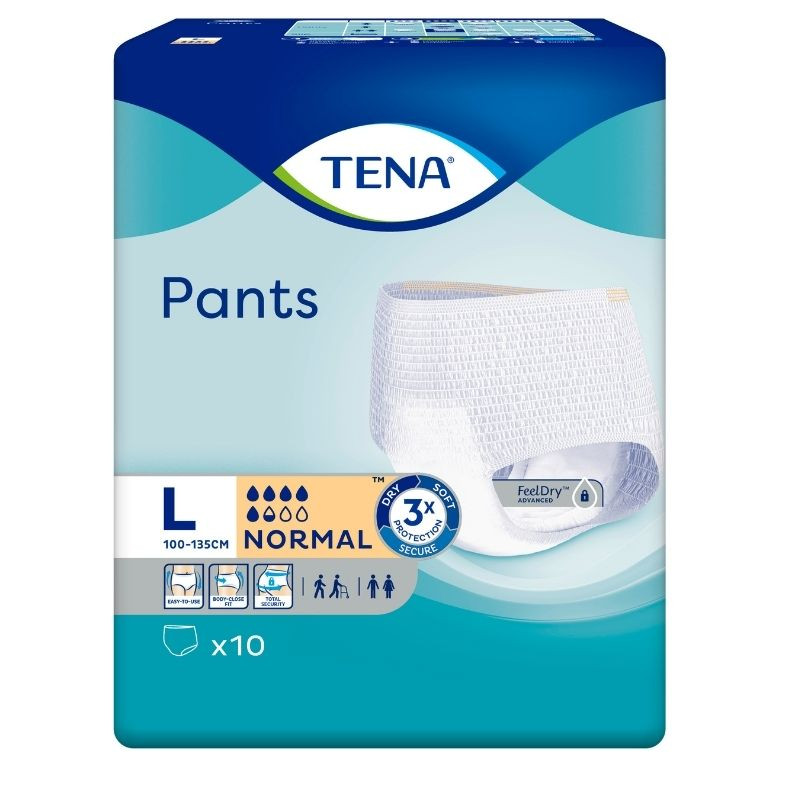 Scutece adulti TENA Pants Normal Large, 10 bucati adulti imagine 2022