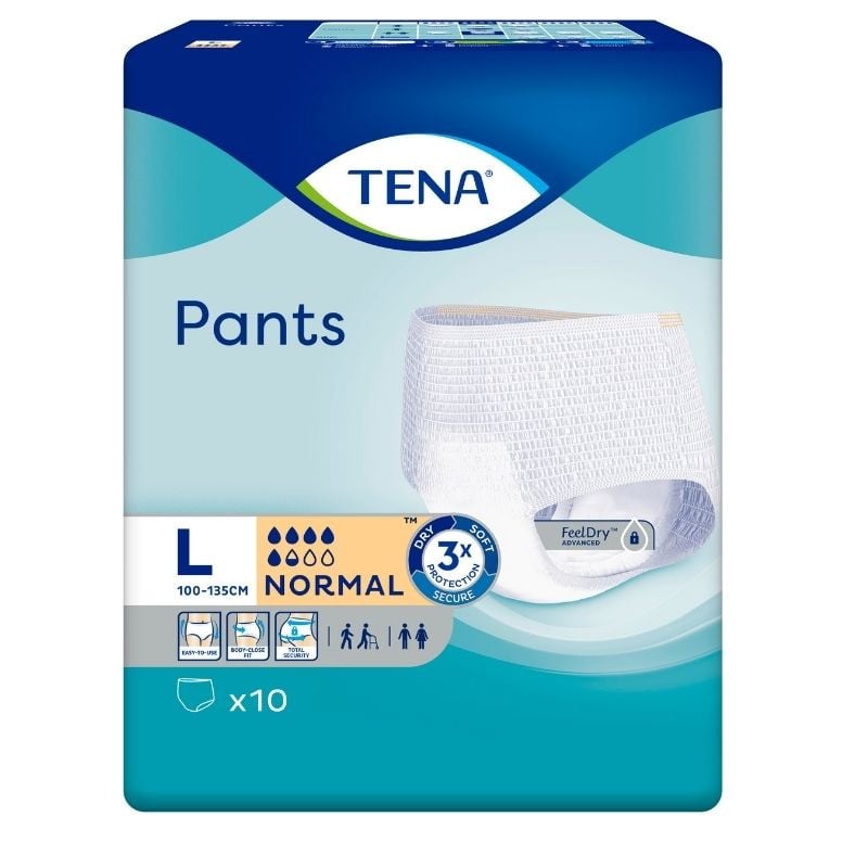 Scutece Adulti Tena Pants Normal Large, 10 Bucati