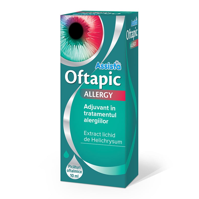 Assista Oftapic Allergy Picaturi Ochi, 10 Ml