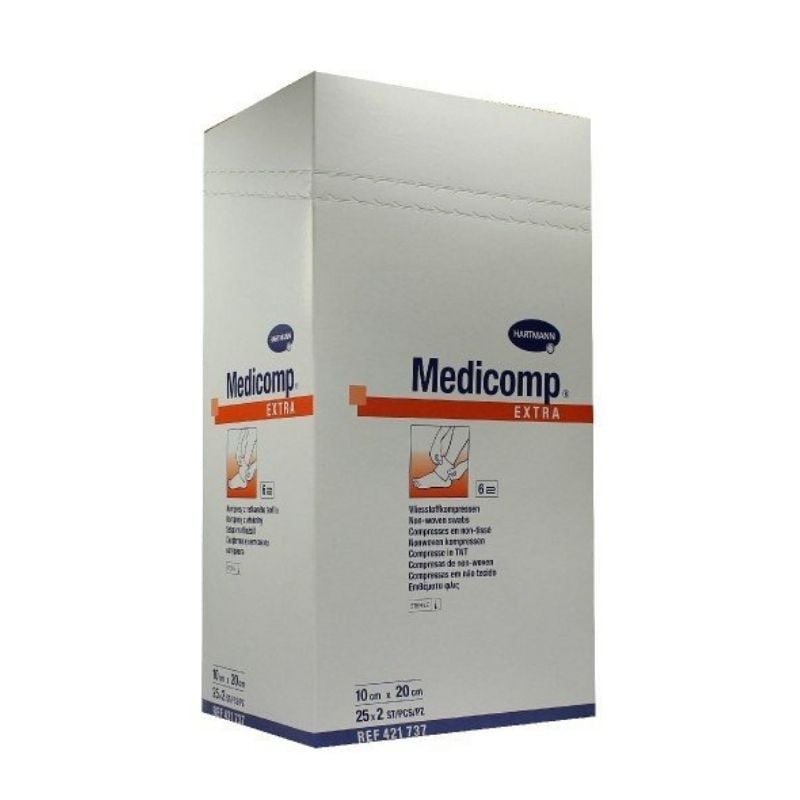 Hartmann medicomp extra steril 10x20 cm, 25 plicuri