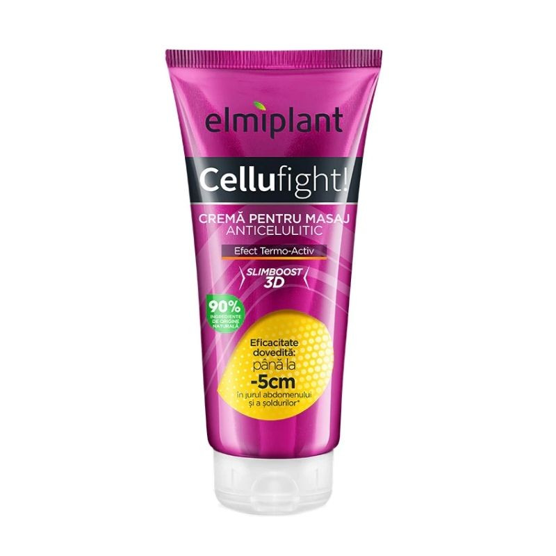 Elmiplant Cellufight Crema Anticelulitica, 200 ml 200% imagine teramed.ro