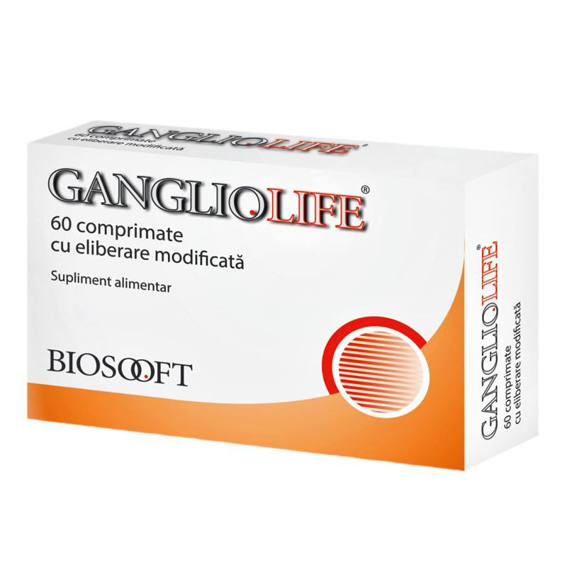 GanglioLife, 60 comprimate La Reducere BioSooft