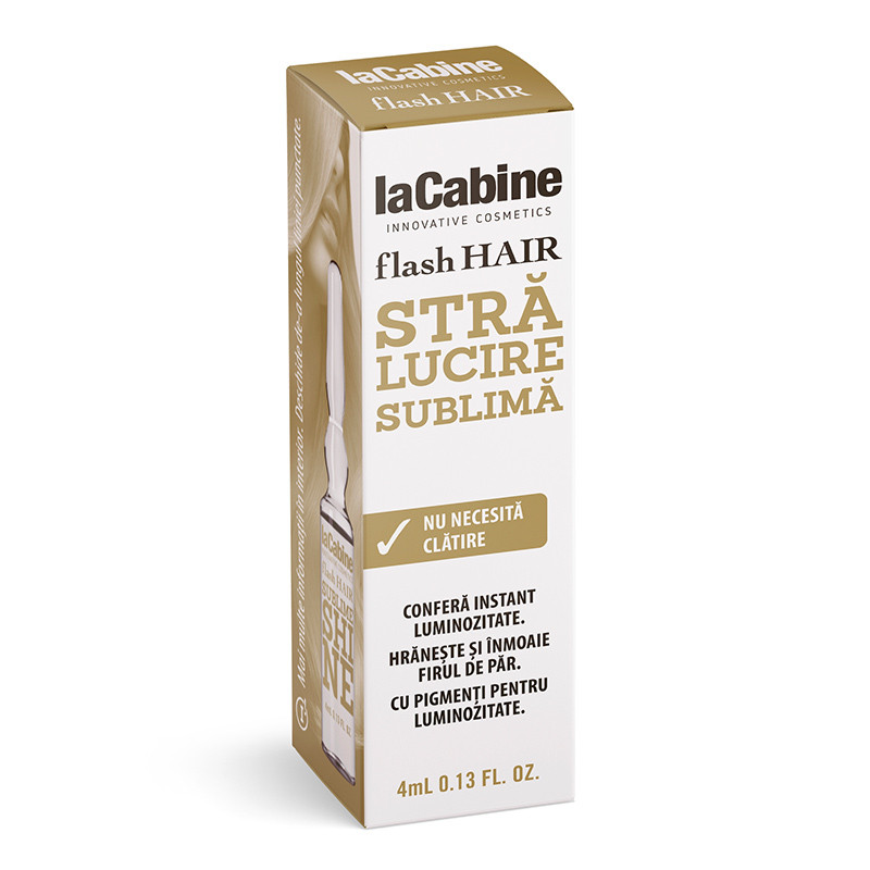 La Cabine Flash Hair Sublime Shine fiola pentru par, 4ml 4ml imagine noua
