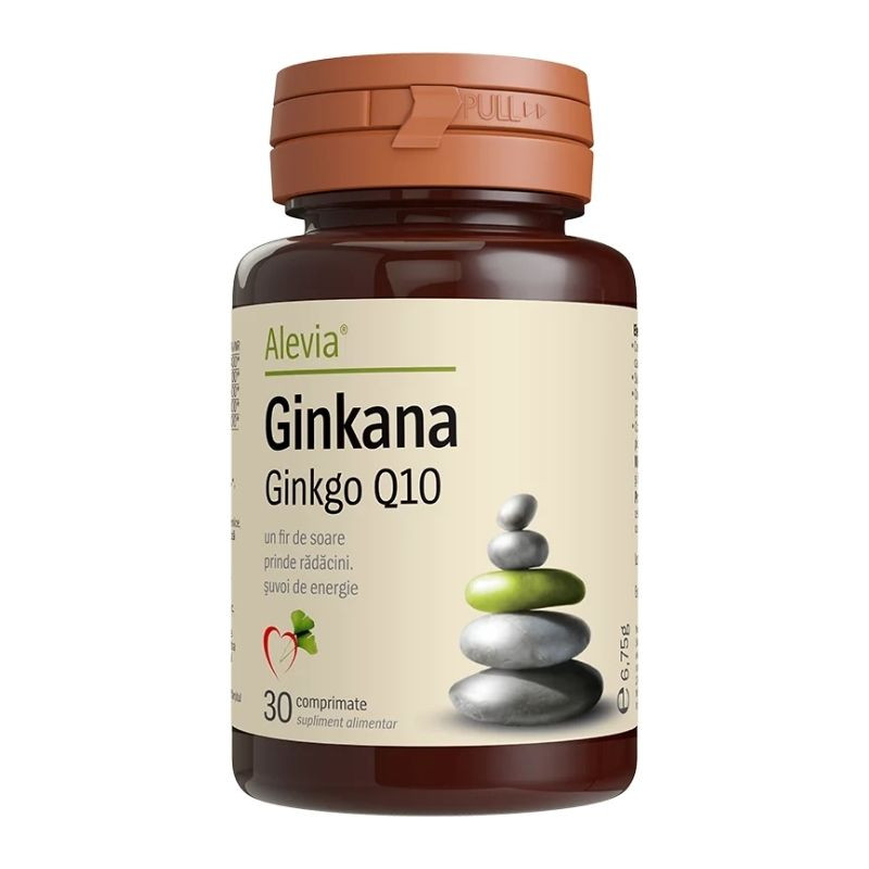 Alevia GINKANA GINKGO Q10, 30 capsule Inima sanatoasa 2023-10-03