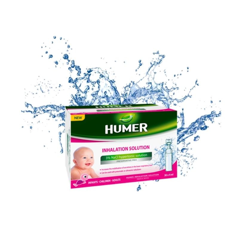 HUMER sol hipertonica inhalator 3%, 30x4ml 3% imagine teramed.ro
