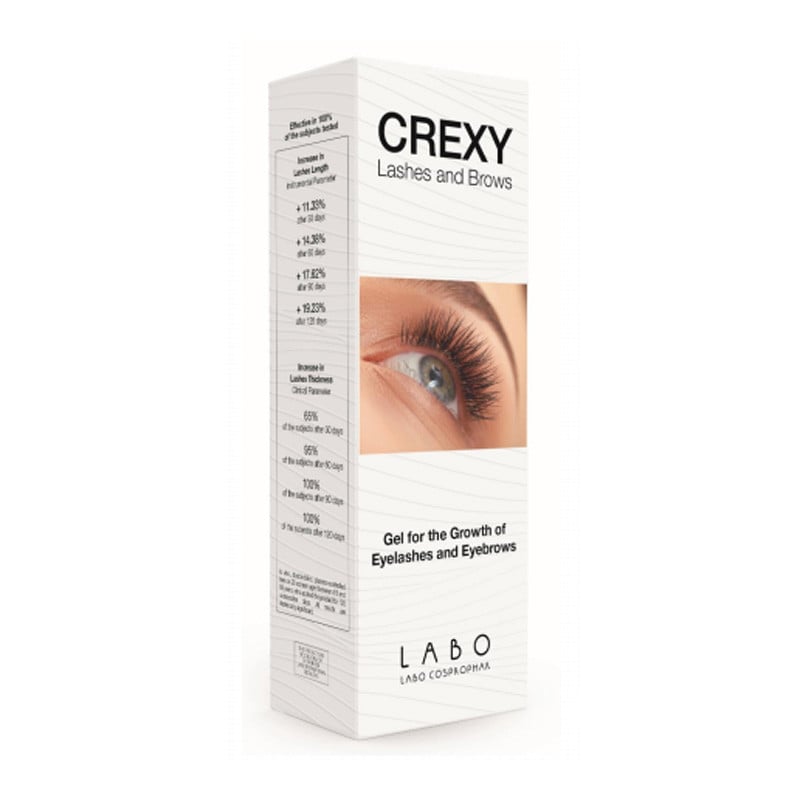 Crexy Gel Pentru Cresterea Genelor Si Sprancenelor, 8 Ml