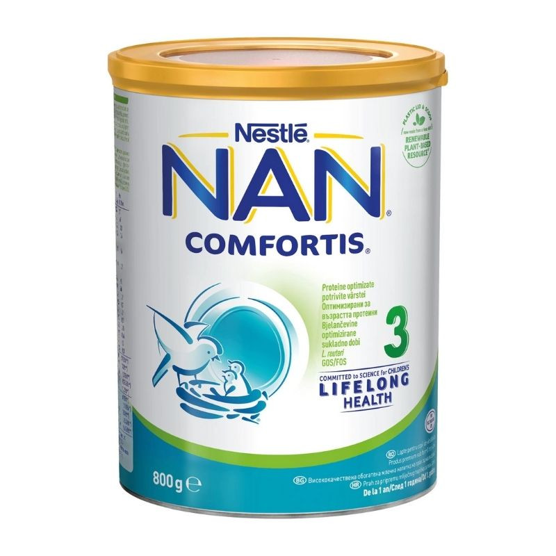 Lapte pentru copii de varsta mica Nestlé NAN COMFORTIS 3, intre 1-2 ani, 800g 1-2 imagine teramed.ro