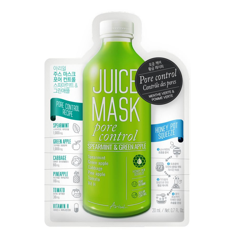 ARIUL 7 Days masca servetel Juice Menta & Mar Verde, 20 g Ariul imagine noua