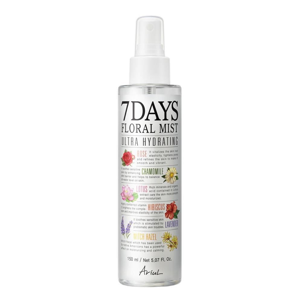 Ariul 7 Days Spray De Fata Floral, 150 Ml