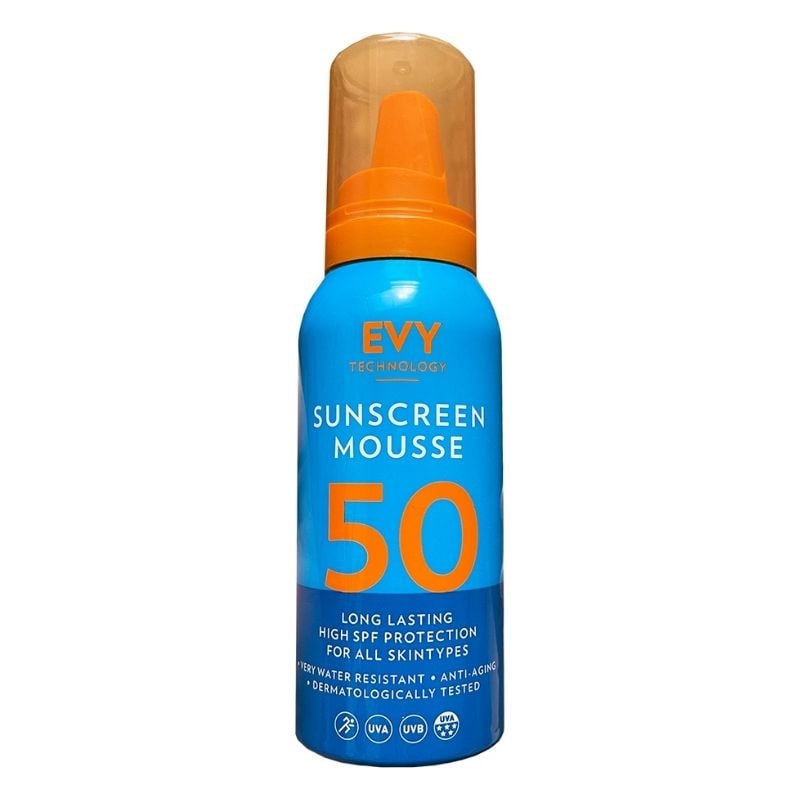 EVY TECHNOLOGY  Spuma de fata si corp  SPF 50 Unisex, 100 ml