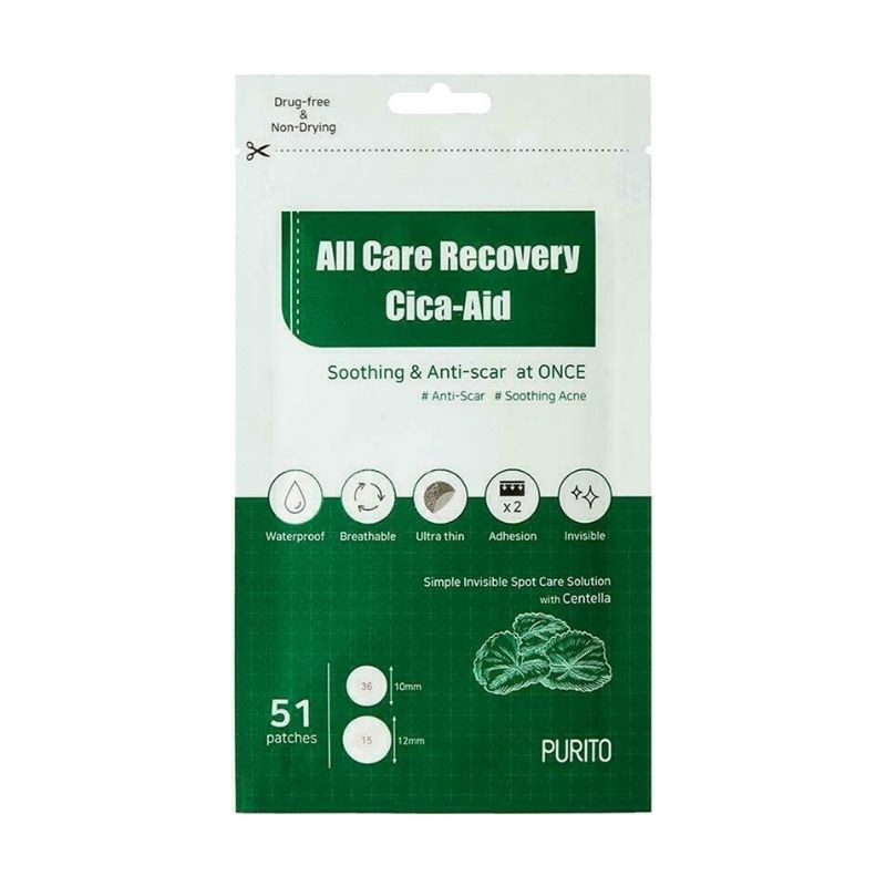 PURITO All Care Recovery Cica-Aid, 51 plasturi All imagine noua