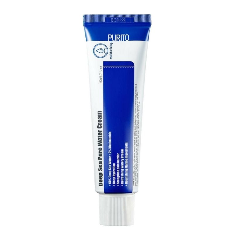 PURITO Deep Sea Pure Water Cream ten gras, deshidratat, 50ml