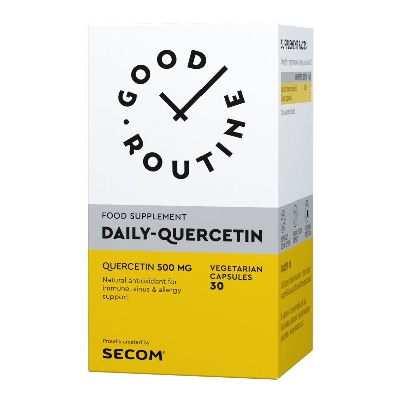 Secom Good Routine Daily Quercetin 500mg, 30 Capsule