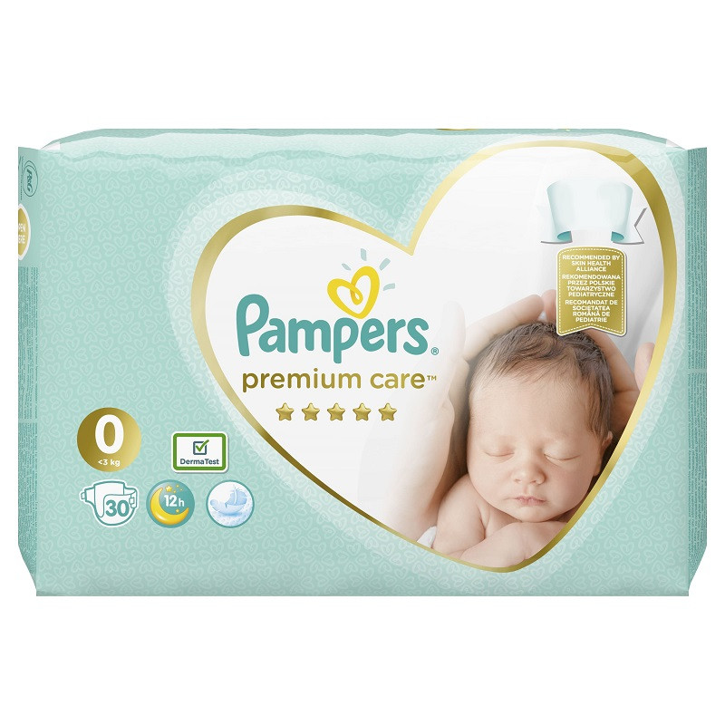 Pampers Scutece Premium Care Marimea 0 Newbaby, 3kg, 30 bucati clasice 2023-09-22