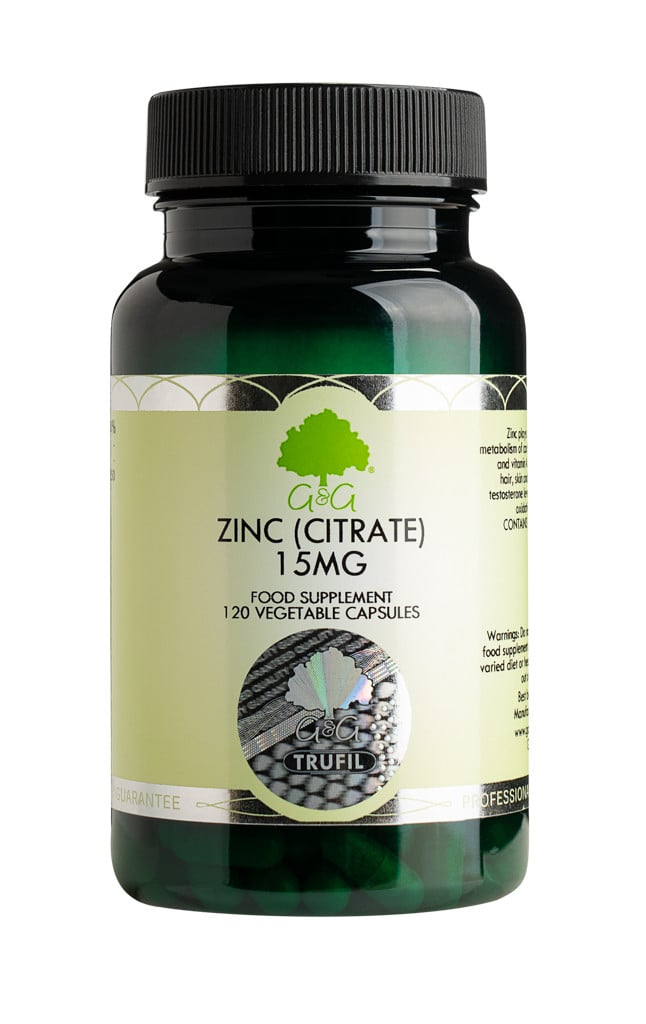 Zinc 15 mg, 120 capsule 120 imagine noua
