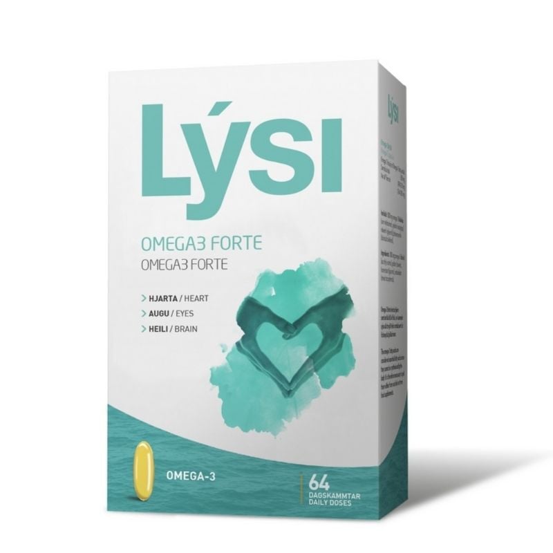 Lysi Omega 3 Forte, 64 Capsule