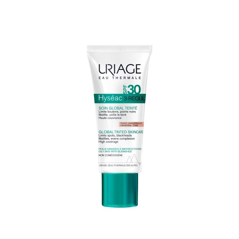 Uriage hyseac 3-regul crema coloranta 3in1 spf30, 40ml
