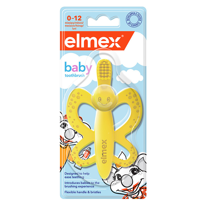 Elmex baby periuta de dinti 0-12 luni 0-12 imagine noua