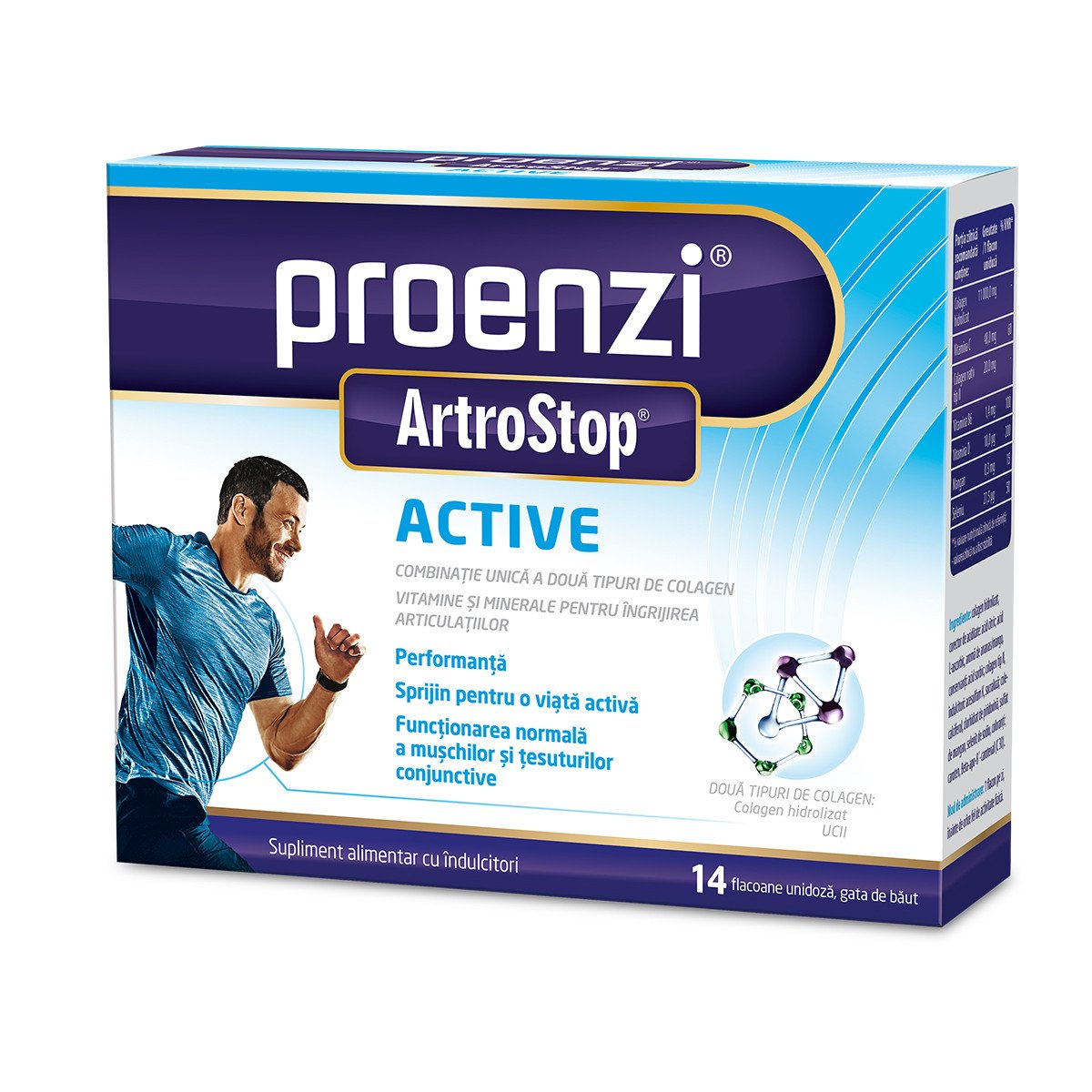 Walmark proenzi artrostop activ , 14 flacoane unidoza