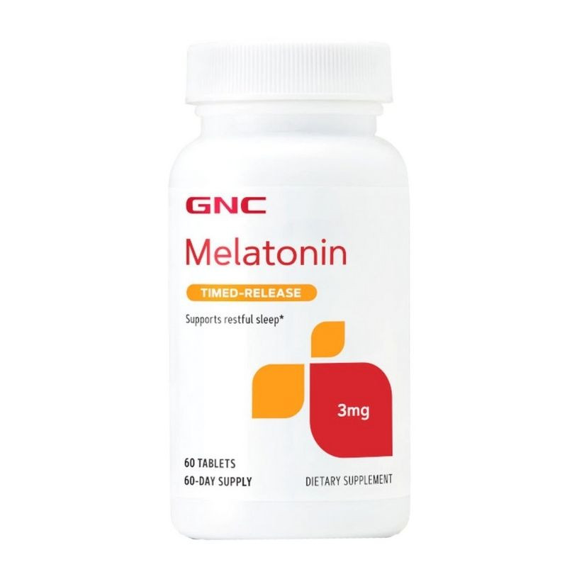 GNC Melatonina, pentru somn odihnitor, 60 tablete Stres si somn 2023-09-22