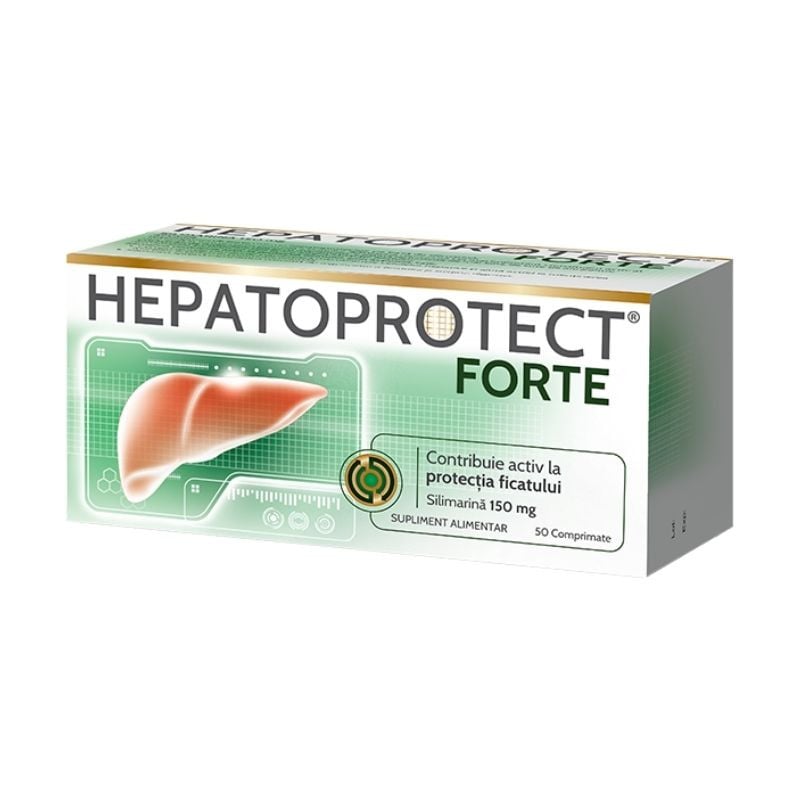 Hepatoprotect Forte 150mg, 50 comprimate 150mg imagine teramed.ro