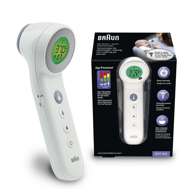 Braun No Touch Termometru non contact, TOW009395 B. BRAUN imagine noua