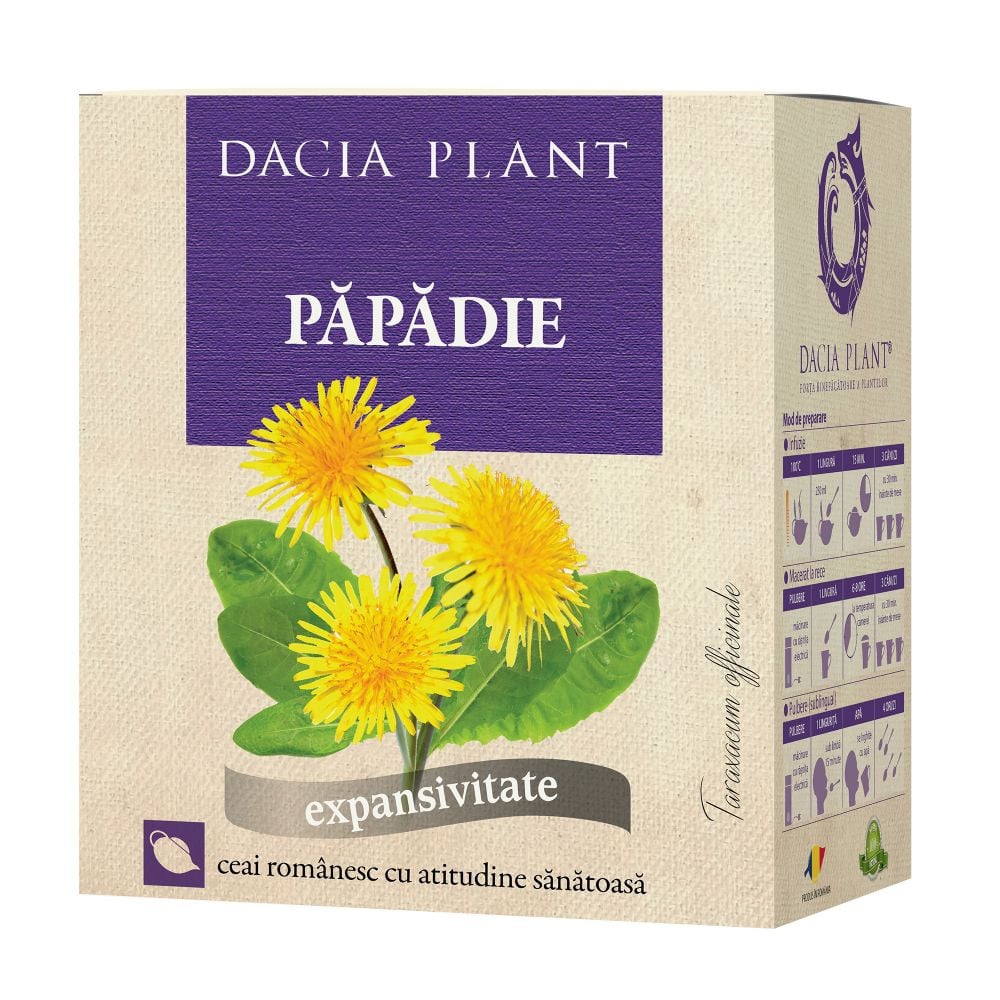Dacia Plant Ceai papadie x 50g Ceaiuri si tincturi 2023-09-24