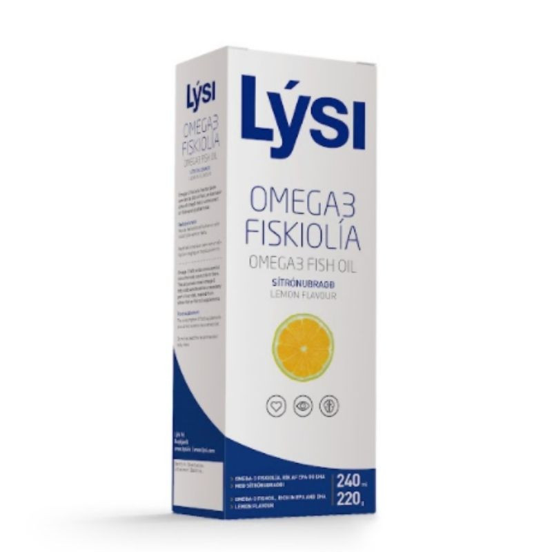 Lysi Omega 3 aroma lamaie, 240 ml