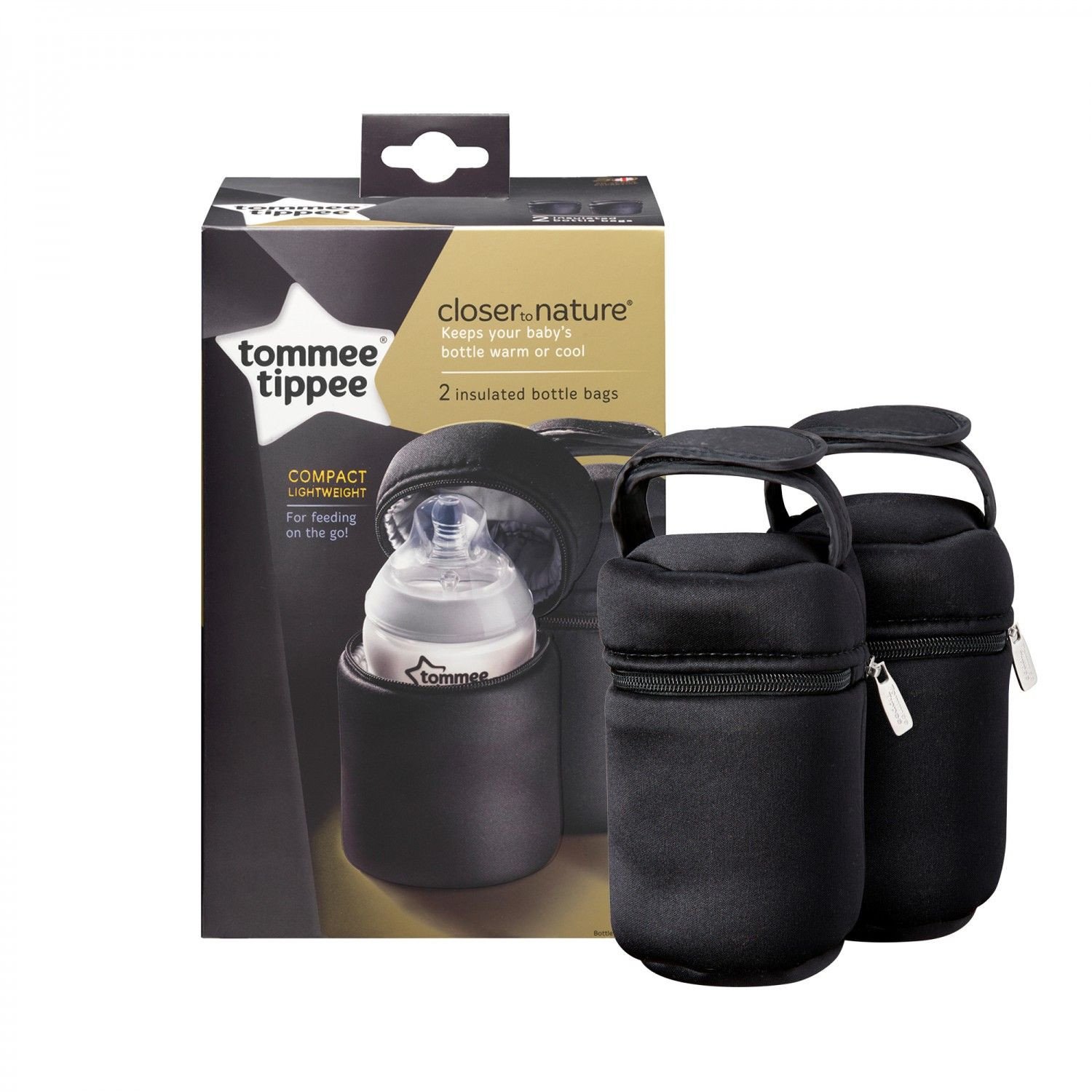 Tommee Tippee Husa Termoizolanta Pentru Biberoane Closer To Nature, 2 Buc