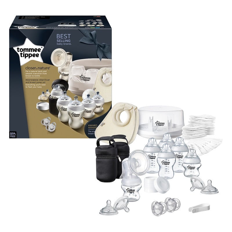 Tommee Tippee Set Sterilizator Pentru Microunde Si Pompa De San Manuala