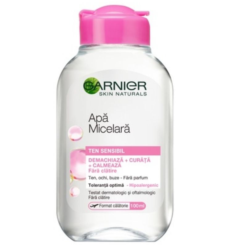 Garnier Apa micelara pentru ten sensibil Skin Naturals, 100 ml 100 imagine 2022